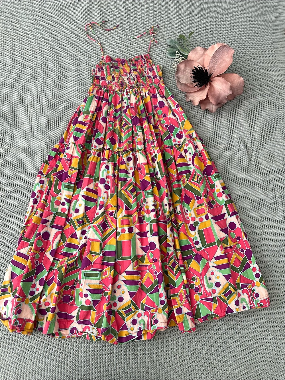 S/W/F Miro Dress Summer Colorful size small